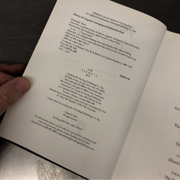 Classic Starts: Peter Pan, Hardback book. - Picture 2 of 6